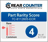 Rarity of 7C8112605ECR