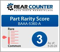 Rarity of BAAA5360A