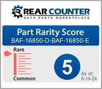 Rarity of BAF16850DBAF16850E