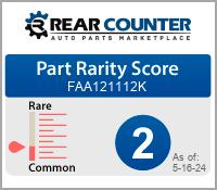 Rarity of FAA121112K